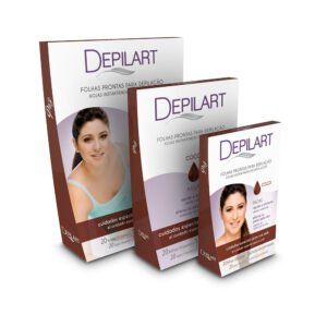 Folhas Prontas para Depilação - Facial - Coco