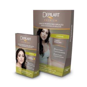 Lenços Prontos para Depilação - Facial - Verbena