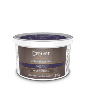 Cera Depilatória para Micro-ondas - Negra